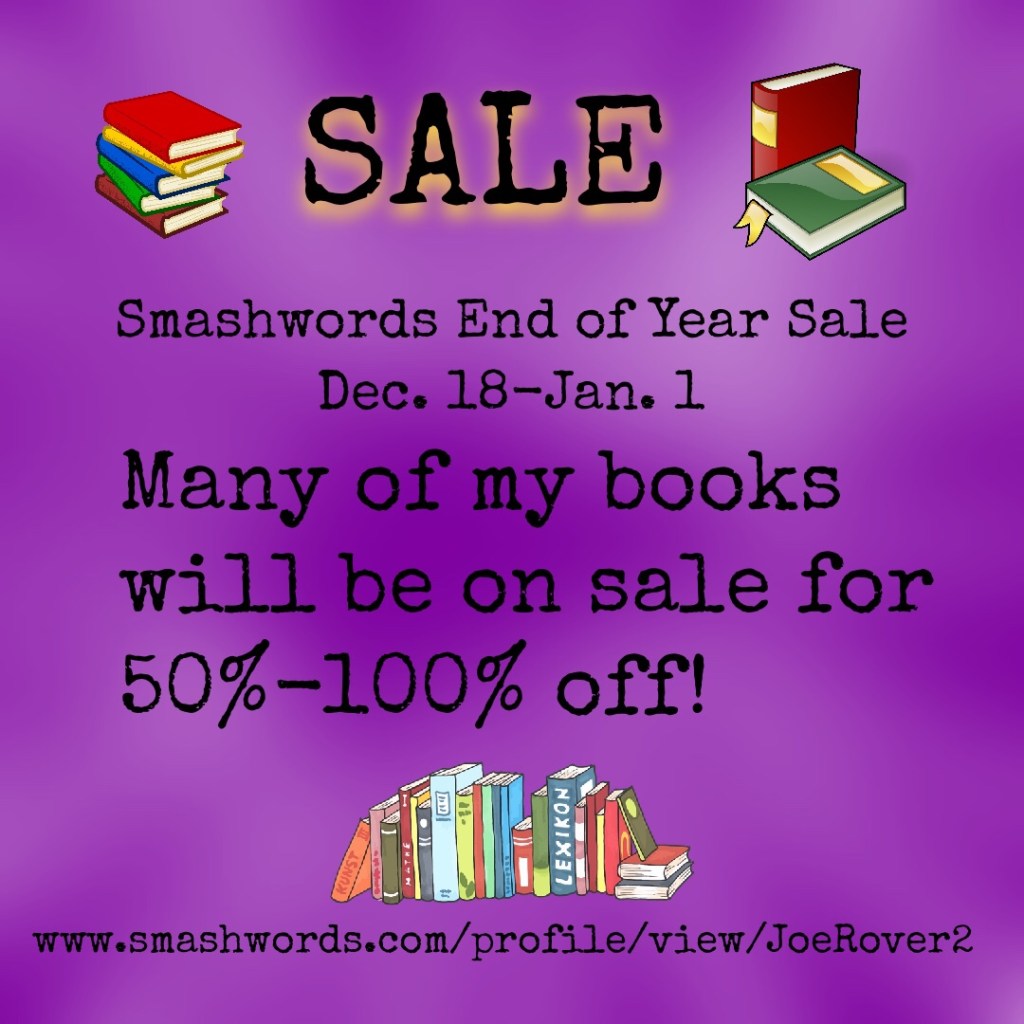 Smashwords End of Year Sale Dec. 18-Jan. 1